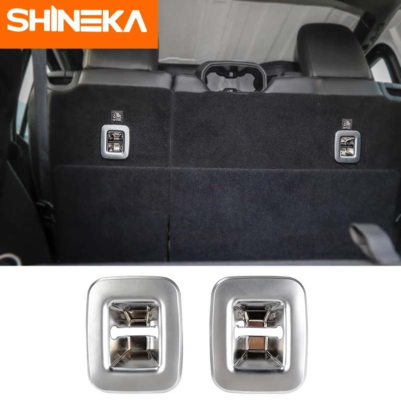 

SHINEKA Interior Mouldings for Jeep Wrangler JL 2018 Up Tail Box Hook Cover For Jeep Wrangler jl Accessories Car Styling