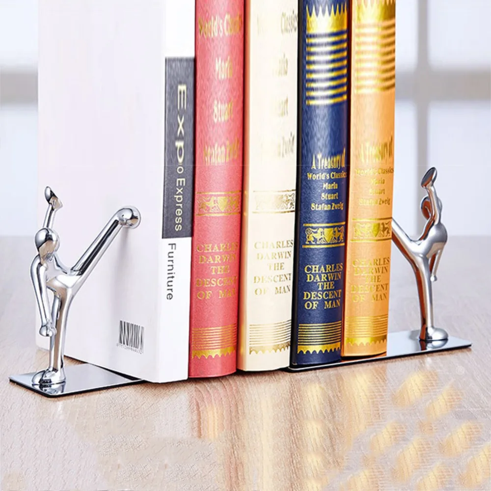 2 шт ногой Статуэтка домашний кабинет книжная полка книжная подставка офисный Органайзер держатель