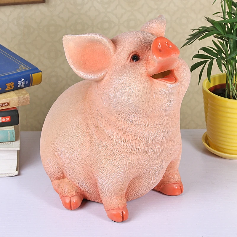 Милая Копилка в форме свиньи копилка для монет мультяшный детский подарок на