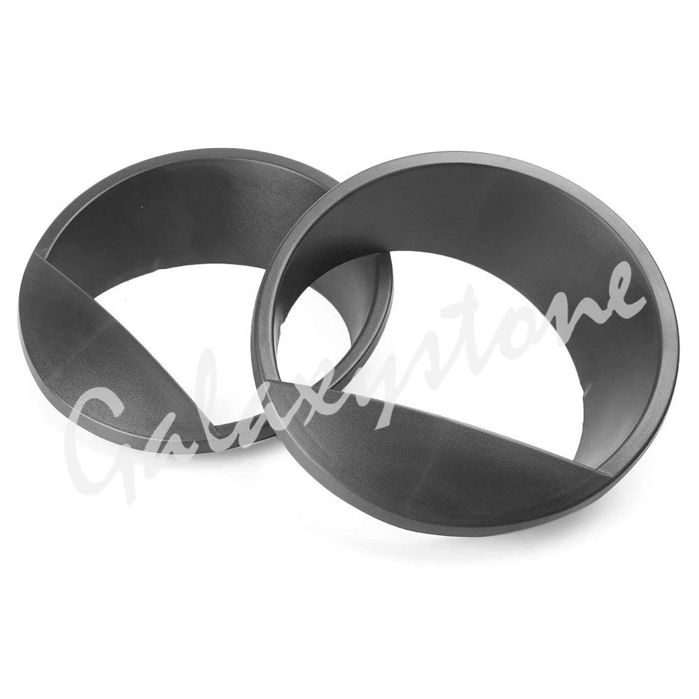 Фар диск черный Фары Обложка рамка подходит для 2007 2018 Jeep Wrangler JK JKU 2 и 4