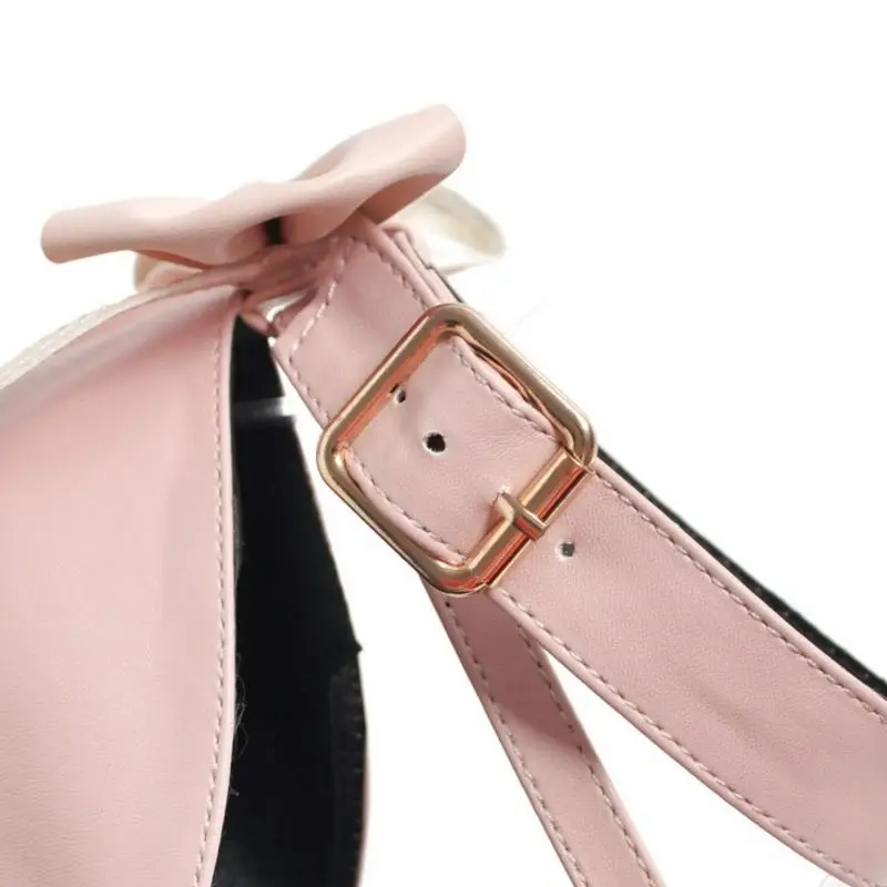 ZALAVOR Size 29-43 Women Solid Color Sandals Square Heel Bowtie Sweet Shoes Metal Buckle Dress Sexy Party Mujer | Обувь