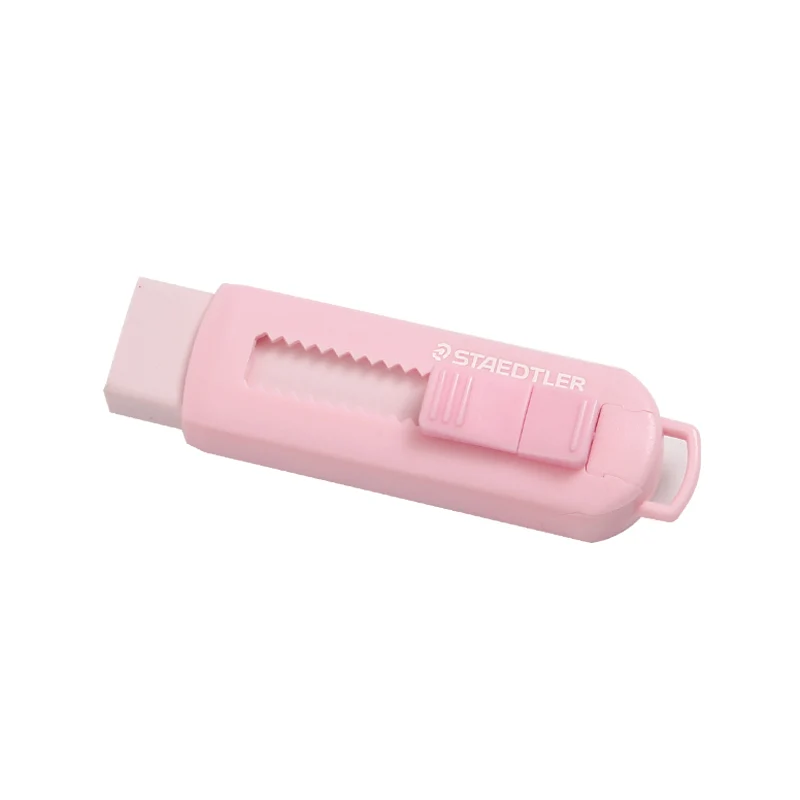Pastel Pink Staedtler ластики на толстой резиновой подошве 8 цветов Многоразовые Ластики для карандашей 525 PS1 школьные канцелярские принадлежности студенческие дети маленький подарок - Цвет: Pastel Pink