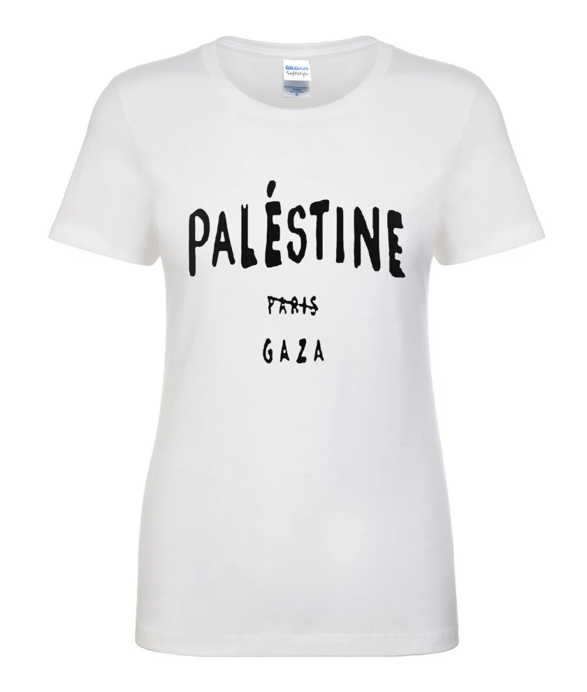 Брендовая дизайнерская забавная футболка из Газы Palestine Лето 2017 Новое поступление