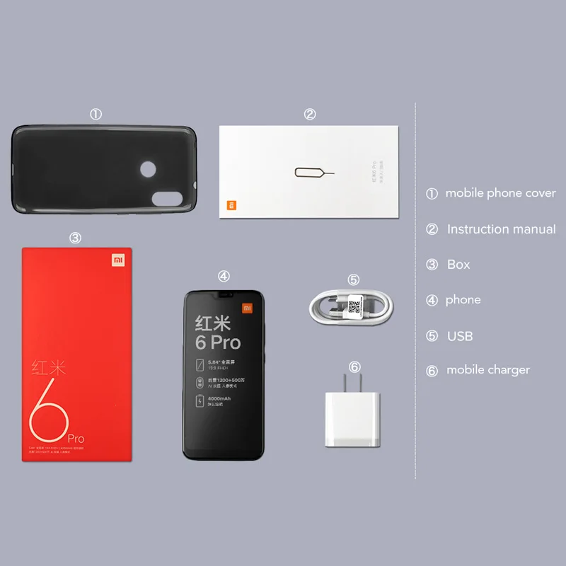 Xiaomi Redmi 6 Pro глобальная прошивка 4 Гб оперативная память 64 Встроенная Snapdragon 625 Octa Core