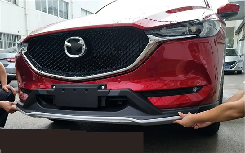 Накладка на бампер автомобиля для Mazda CX-5 CX5, бампер высокого качества, ABS, передний+ задний, автомобильные аксессуары