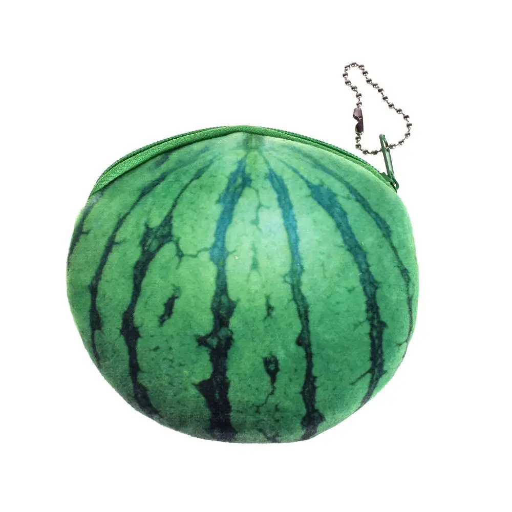 Милый искусственный чехол в форме фрукта с плюшевой ручкой мини кошелек сумки