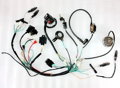 Бесплатная доставка полный электрический запуск двигателя Жгут проводов