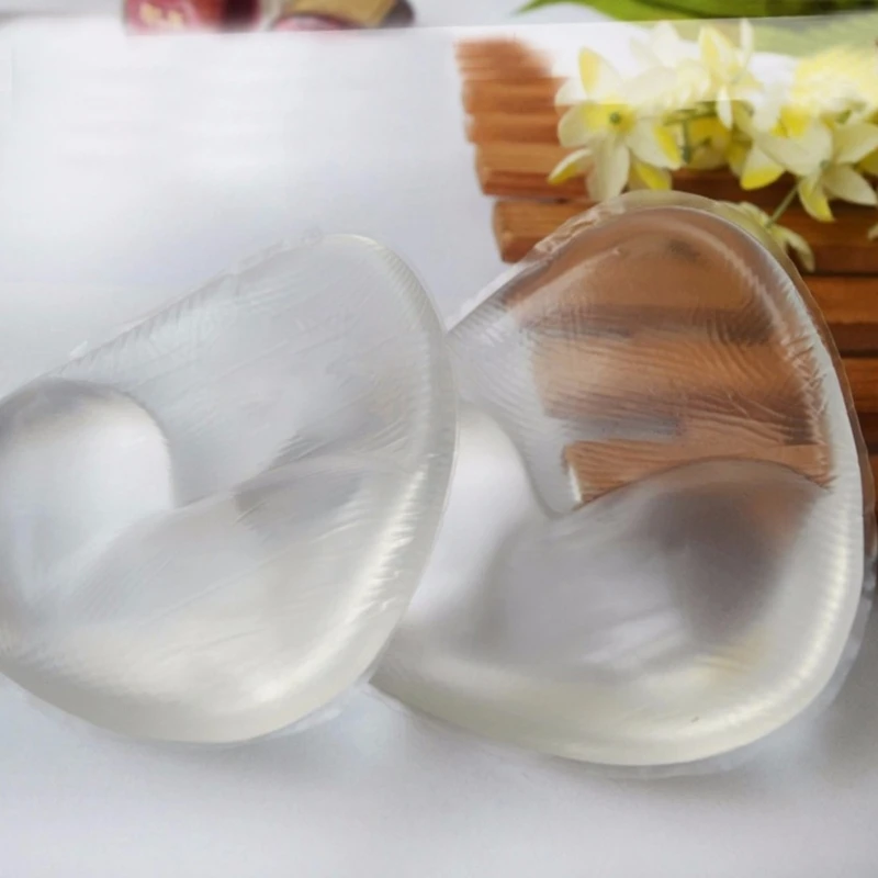 Для женщин бюстгальтер колодки груди Поддержка силиконовые Треугольники Push Up