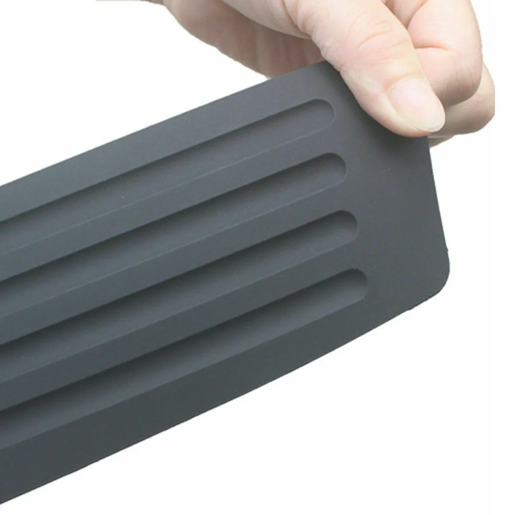 1x Car Rear Bumper Cover Sticker Strip Protector Trunk Sill Scuff Plate Guard Automobiles Exterior Parts Styling Mouldings