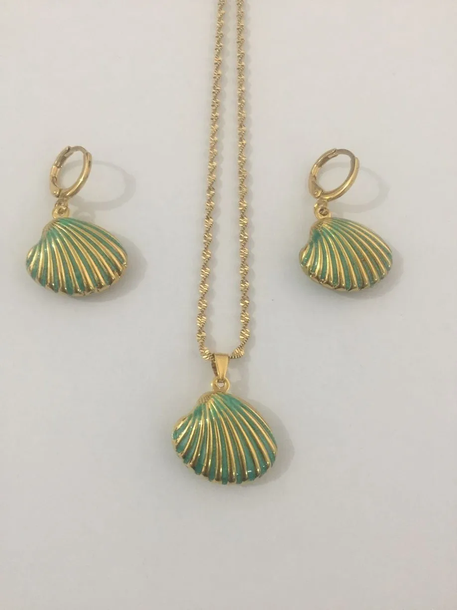 PNG африканские романтические комплекты для невесты ожерелье в виде ракушек