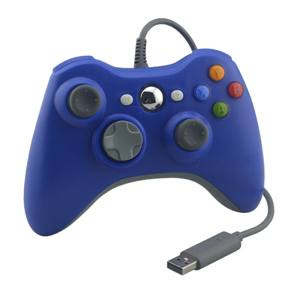 100 шт./партия проводные USB игровые Джойстики для Microsoft Xbox 360|joystick controller for ps3|joystick