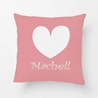 Наволочка с принтом имени ребенка, декоративная наволочка в виде сердца, принцессы, розы, подарок Lvsure для автомобильного дивана, сиденья