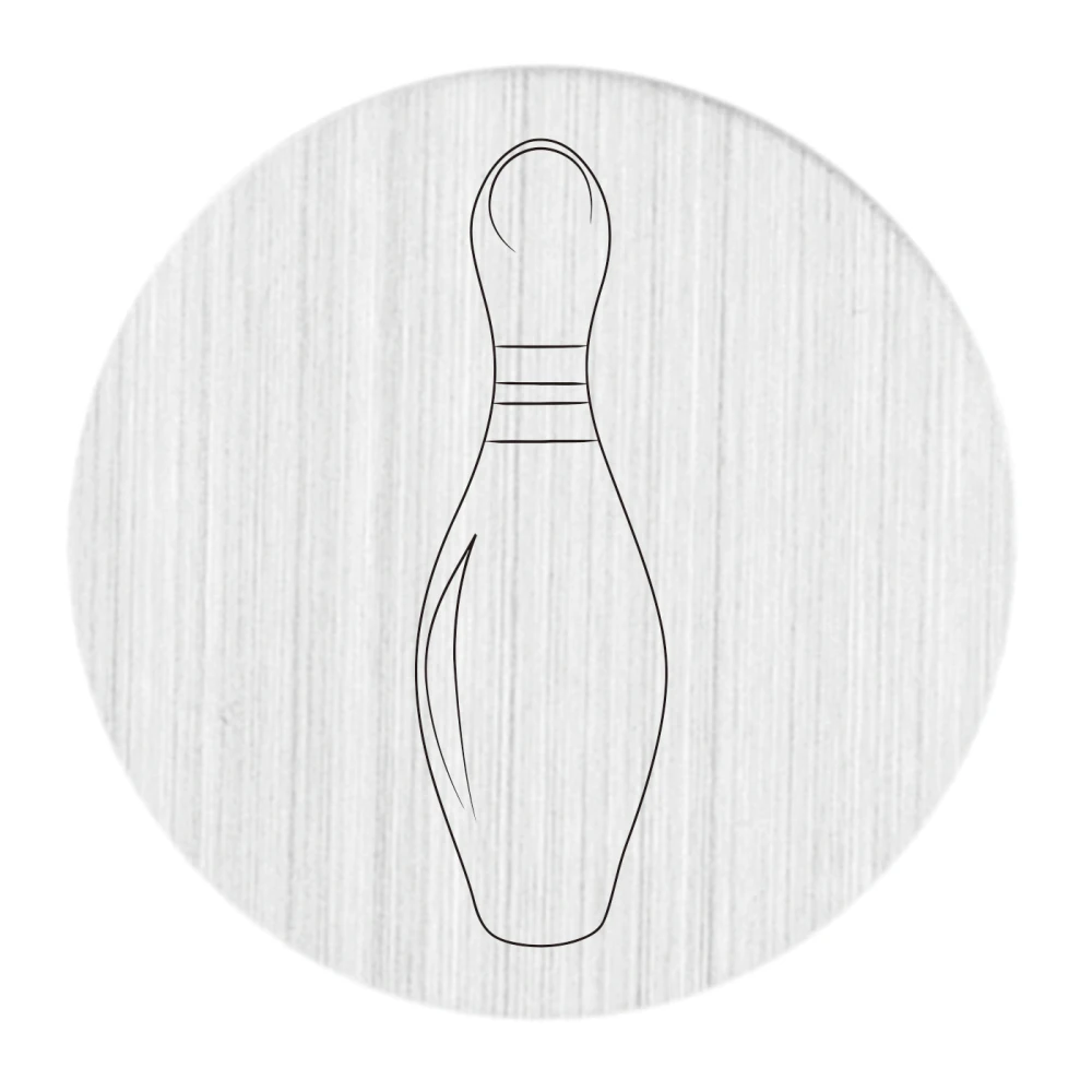 Боулинг шаблон 22 мм плавающая пластина очарование из нержавеющей стали Оконные