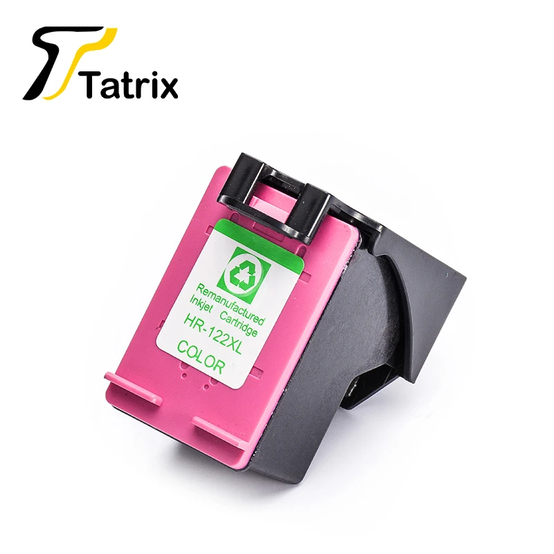 Tatrix 2 шт. для HP 122XL переработанного чернильного картриджа 122 с чернилами Deskjet 1000 1050