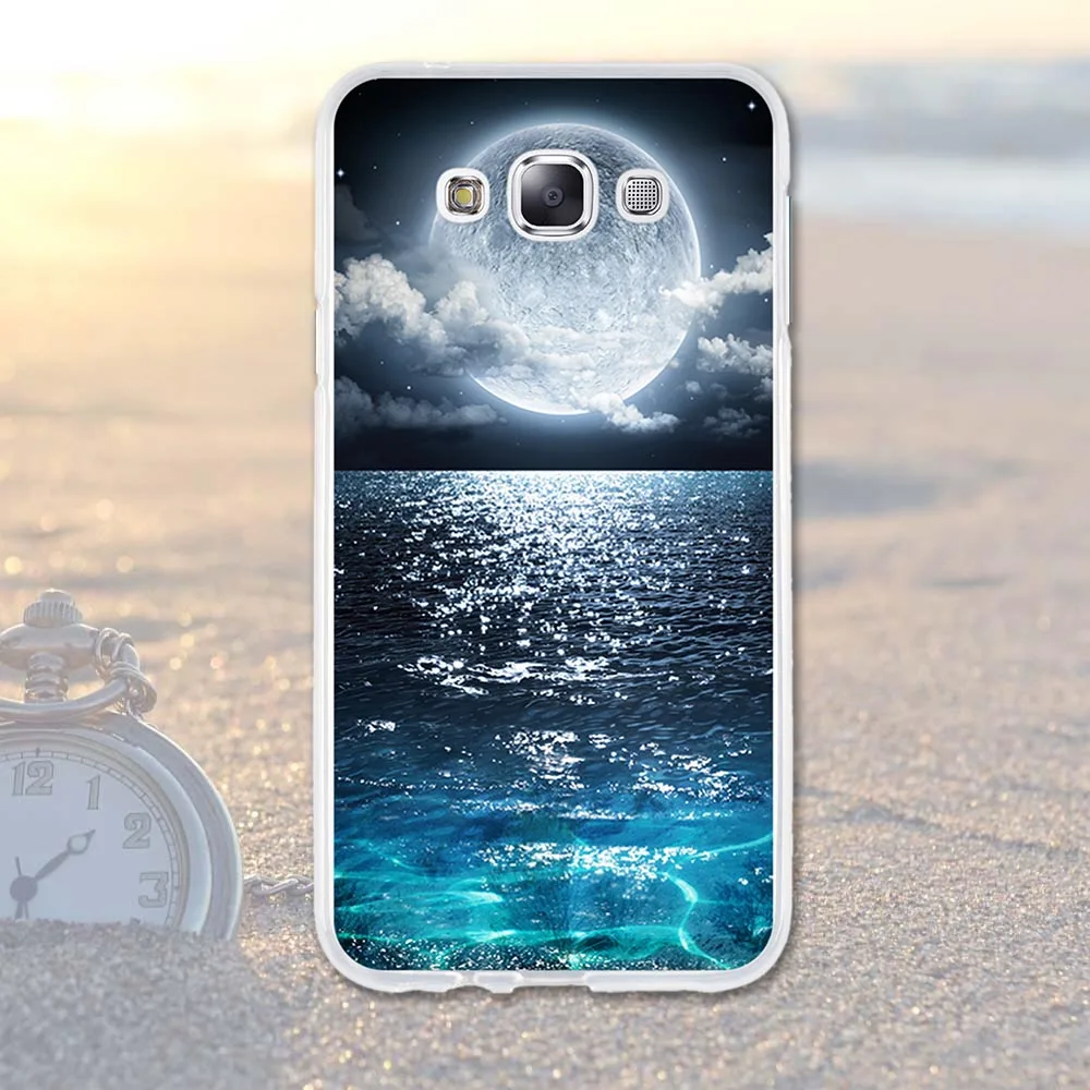 ТПУ чехол для Coque Samsung Galaxy E7 Мягкая силиконовая задняя крышка Fundas E7000 E700F телефона |