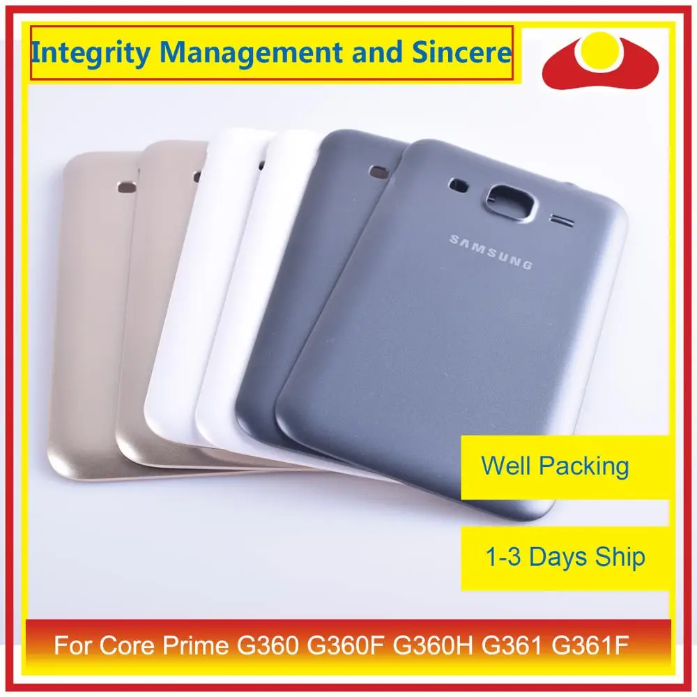 10 шт./партия для samsung Galaxy Grand Prime G530 G530H G530F G531 G531F корпус батарейного отсека задняя крышка корпуса Корпус Корпуса