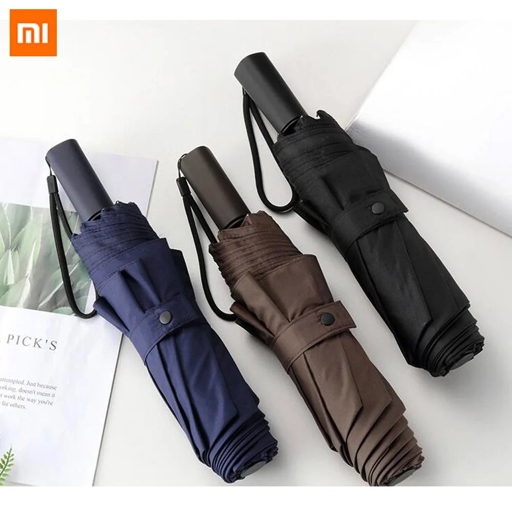 Xiaomi LSD зонтик водоотталкивающий уровень 4 УФ солнцезащитный крем сильный и ветростойкий три цвета Mijia Umbrella