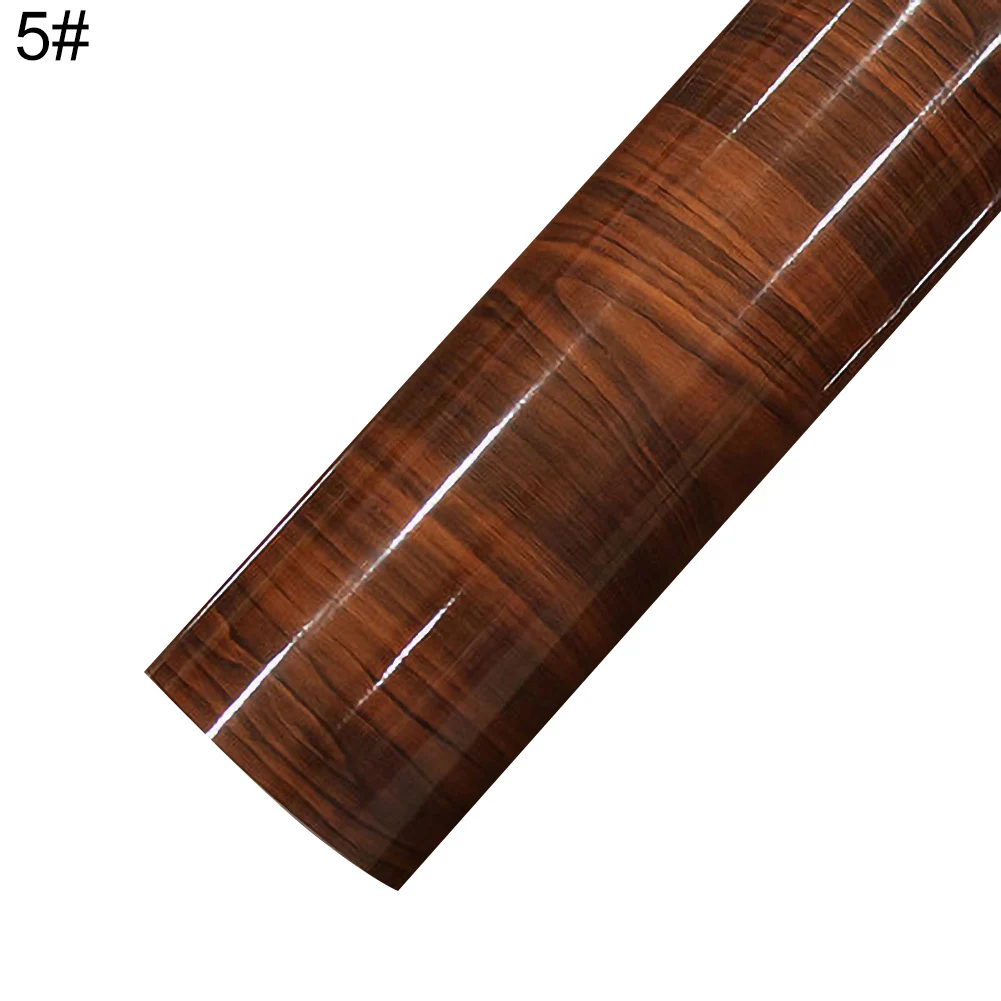 Non-fading Wood Grain Car-Styling Change Color Interior Wrap Sticker Decal Sheet Film Decor Car Decorative Film images - 6