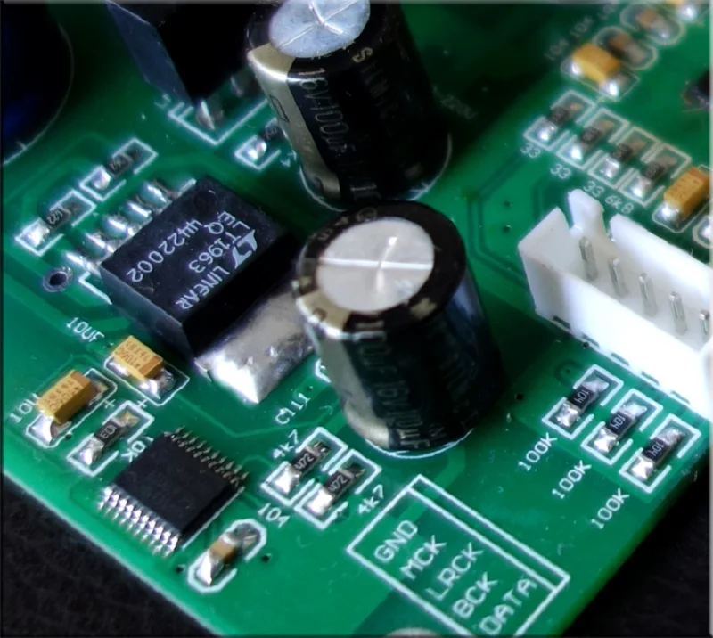 

WEILIANG AUDIO ES9038Q2M decoding board I2S input RCA/3.5mm output