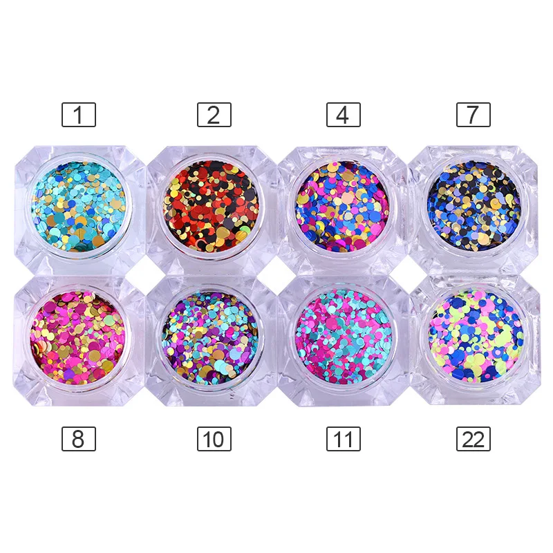 10 мл лимонная зернистая Шестигранная пудра с блестками для ногтей | Красота и