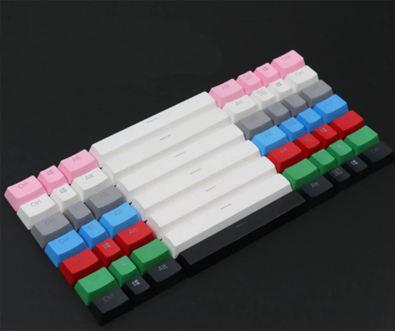 Razer-white 8 PcsPBT подсветка Keycap OEM R1 Keycap для Corsair razer logitech механическая клавиатура - Цвет: Razer-white