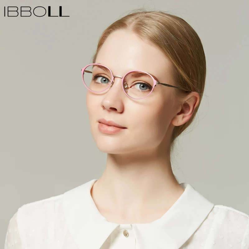 Ibboll винтажные металлические солнцезащитные очки с принтом оправа модная круглая