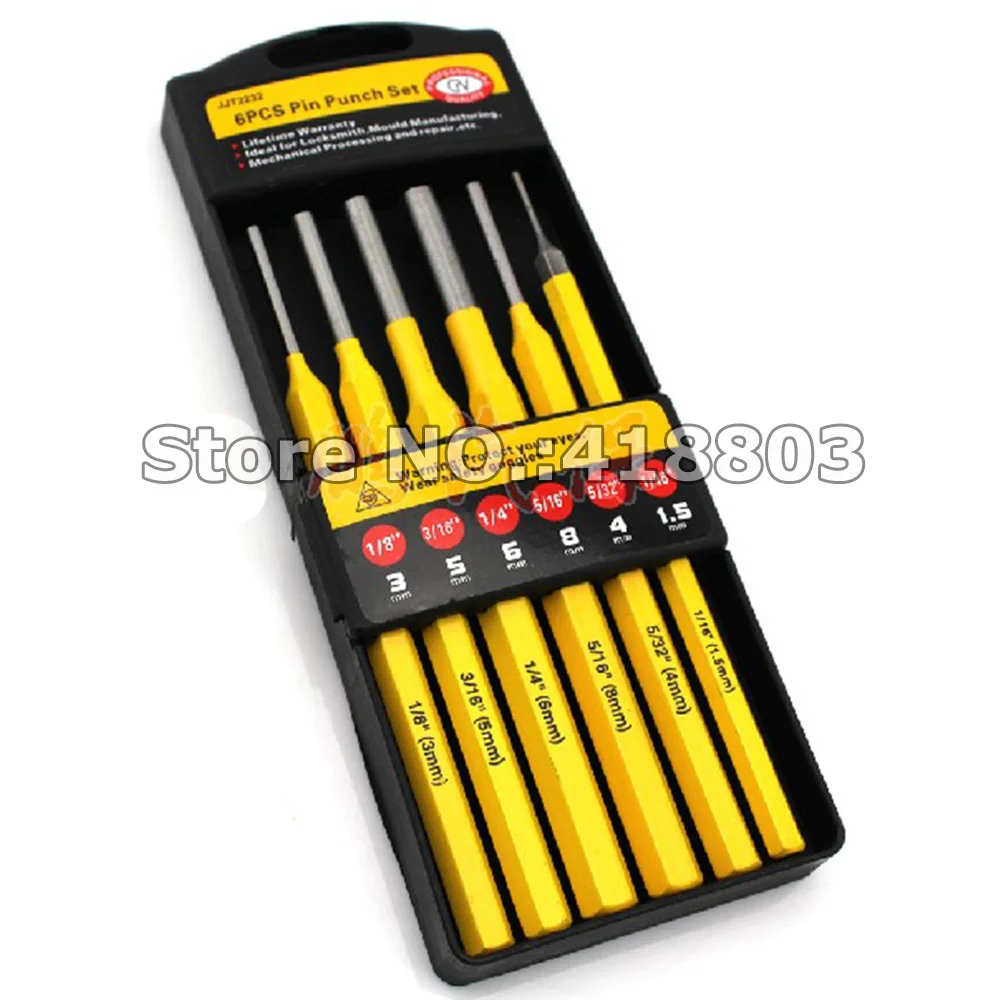 6 шт. 150 мм набор пробивных отверстий твердое отверстие Пробивной долото