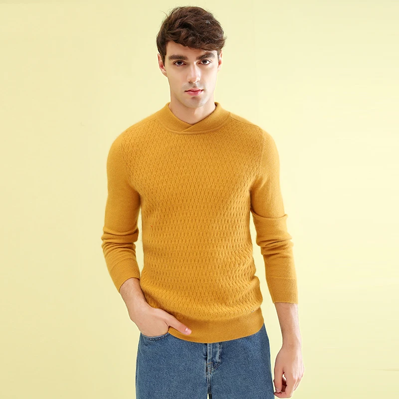 

2018 New Autumn Winter Pullover Pure Color Cashmere Sweater