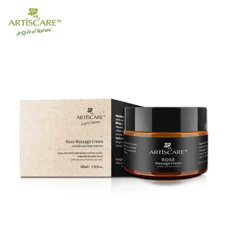 ARTISCARE розовый массажный крем против морщин старения отбеливающий увлажняющий