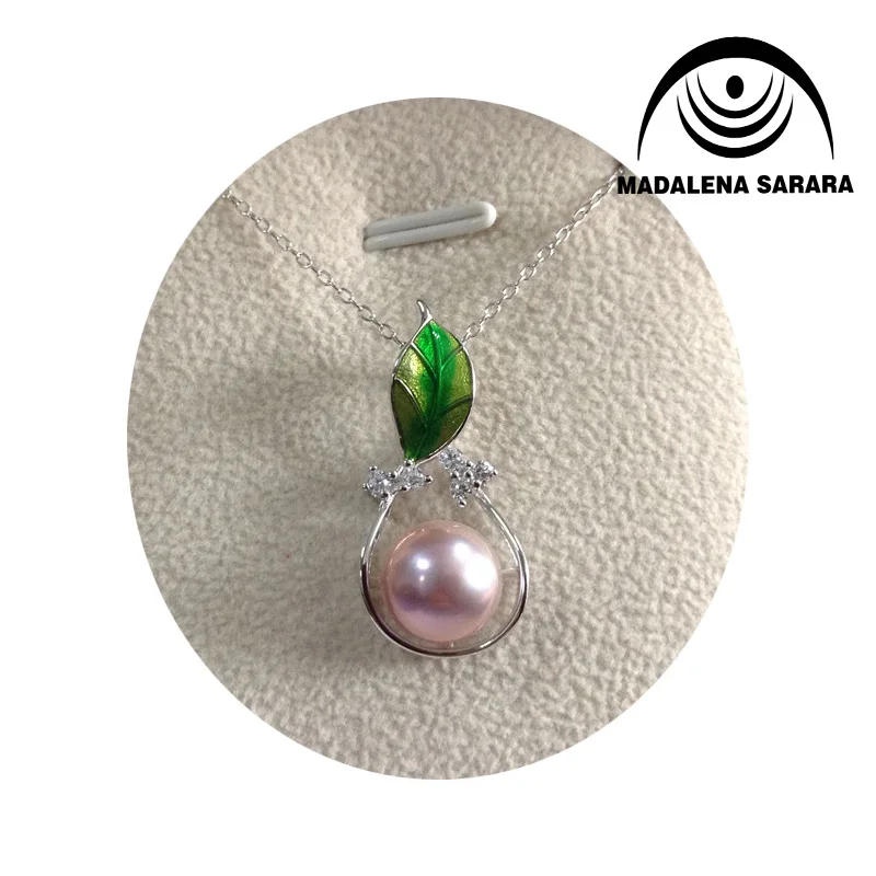 Цепочка с подвеской из пресноводного жемчуга 9 10 мм|Колье| |