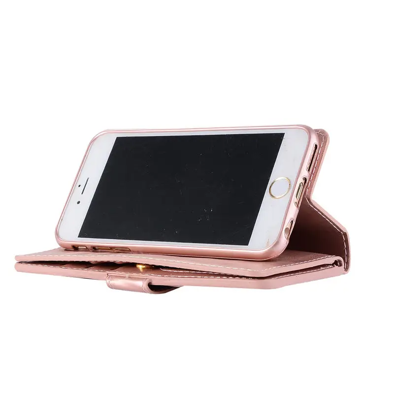 Для Hoesje iphone 6 Чехол-книжка для телефона чехол для iphone 6s кожаный роскошный чехол-кошелек для 9 карт чехол для iphone 6 6s Plus чехол-сумка