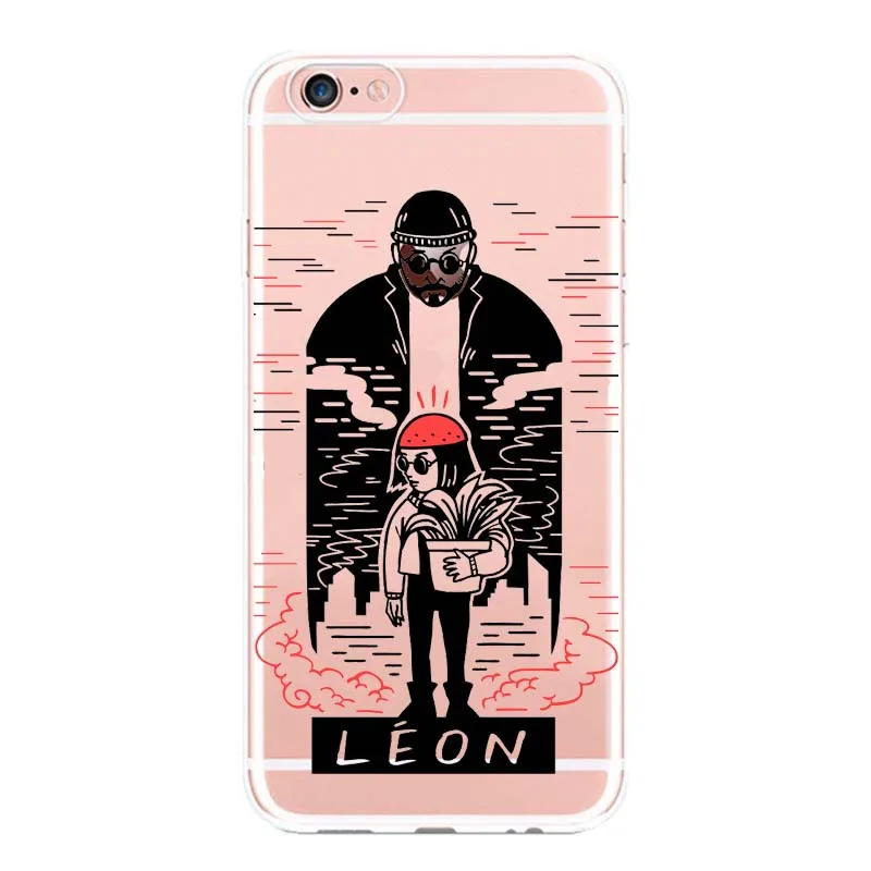 Мода Мультфильм профессиональный убийца Leon и Матильда чехол для iPhone 6 Чехол S Plus 5