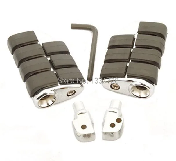 

Chrome Wing Foot Pegs Rests For 1999-2006 Yamaha Road Star 1600/1700 (All Except Warrior) (Rear)