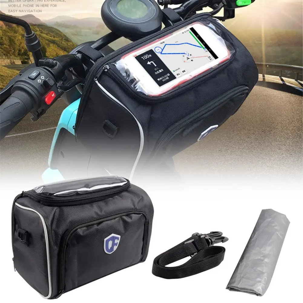 Сумка для хранения мотоцикла из Оксфорда водонепроницаемая сумка руля