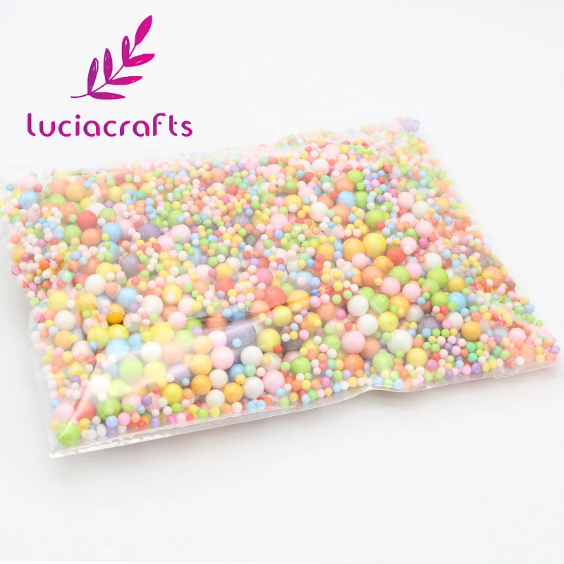 Lucia crafts 2-10 мм(0,08-0,39 дюйма) пенопластовые шарики декоративный шар DIY Украшение для свадебной вечеринки 10 г/лот M0104