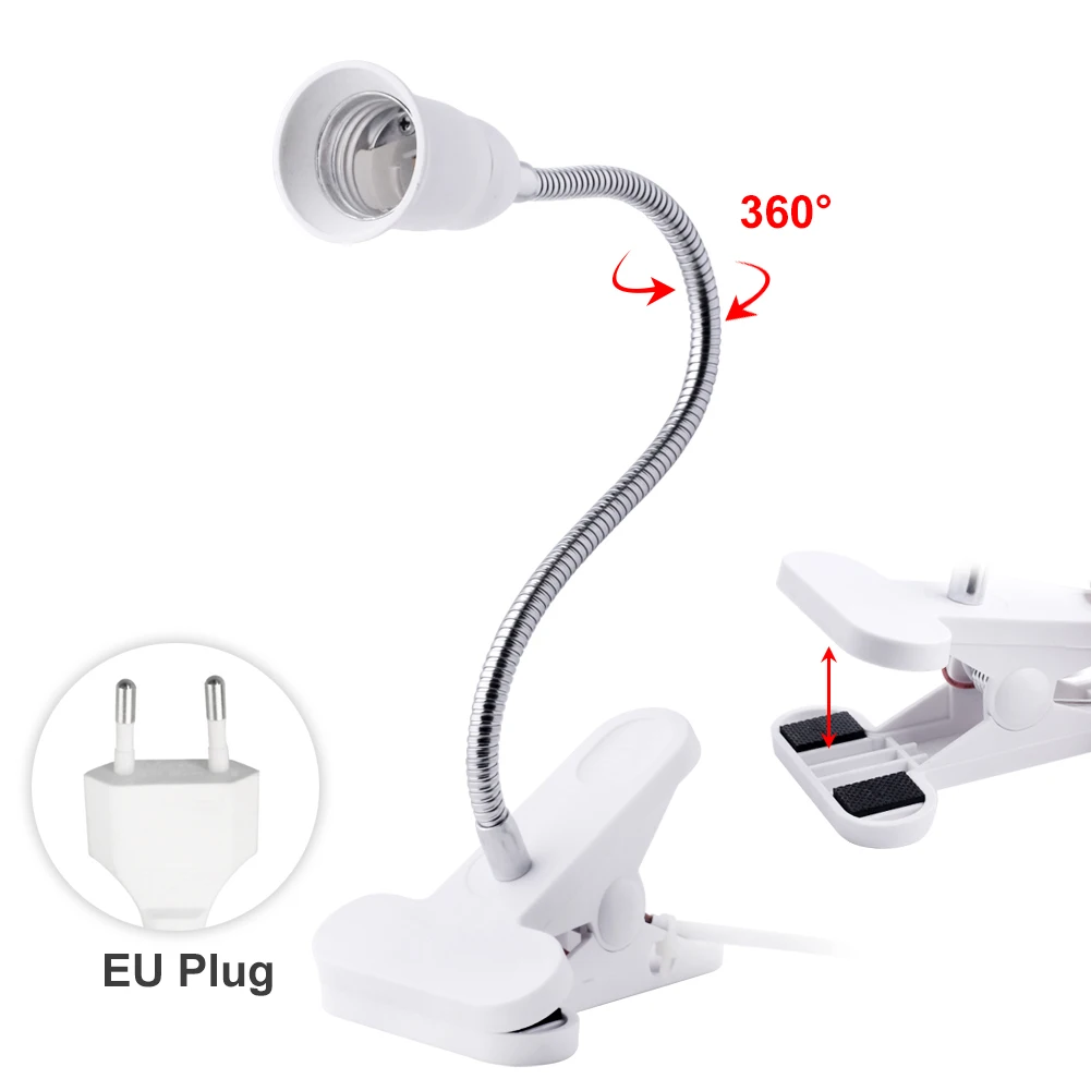 E27 EU Plug Wire TSLEEN гибкие E27 для E27 светодиодный цоколь лампы на европейскую розетку с 19 см 29 см 39 см 49 см 59 см расширение светильник держатель Конвертеры - Цвет: E27 EU Plug Wire