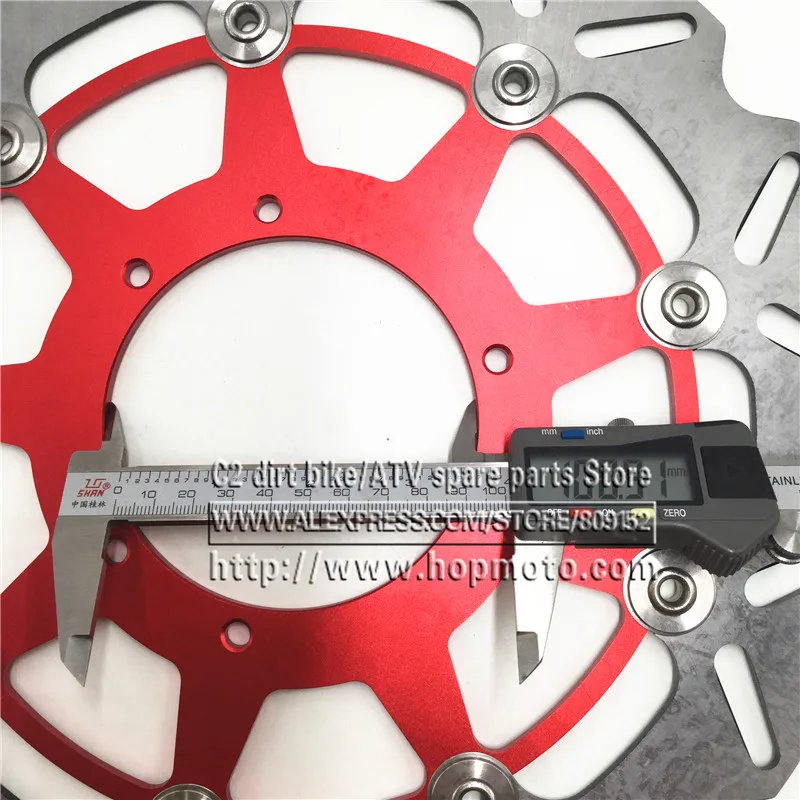 320 мм oversize спереди волнистые плавающей тормозного диска ротора CR125 CR250 CRF250R CRF250X