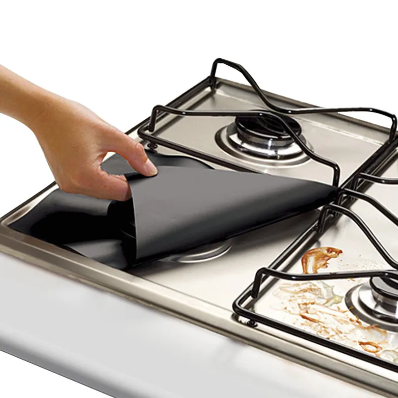 2 или 4 шт./компл. кухонная утварь Защитная крышка для плиты антипригарная