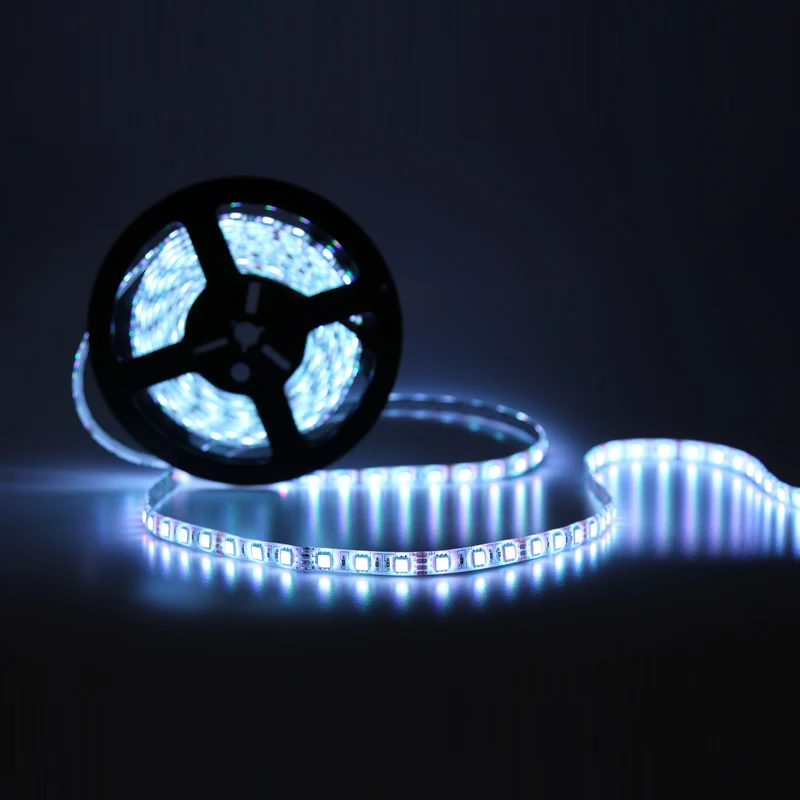 LED Strip Light RGB 5050 SMD Flexible Ribbon Stripe 5M Tape Diode Full set include DC12V Remote Controller Adapter EU US | Лампы и
