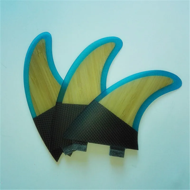 M-G5 Micfin quillas surf вафельная fcs плавники стекловолокна досок для серфинга плавники три ребра размер M-G5 - Цвет: G5