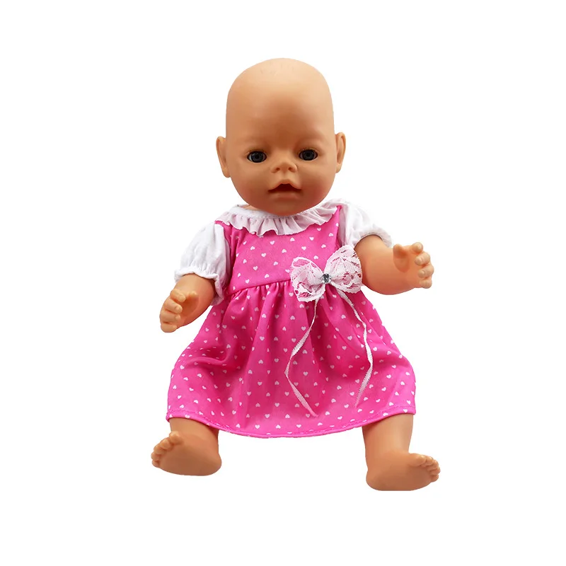 Детская одежда для куклы Baby Born, 6 стилей, милые принцессы, подходит для аксессуаров размером 43 см, подарок на день рождения.
