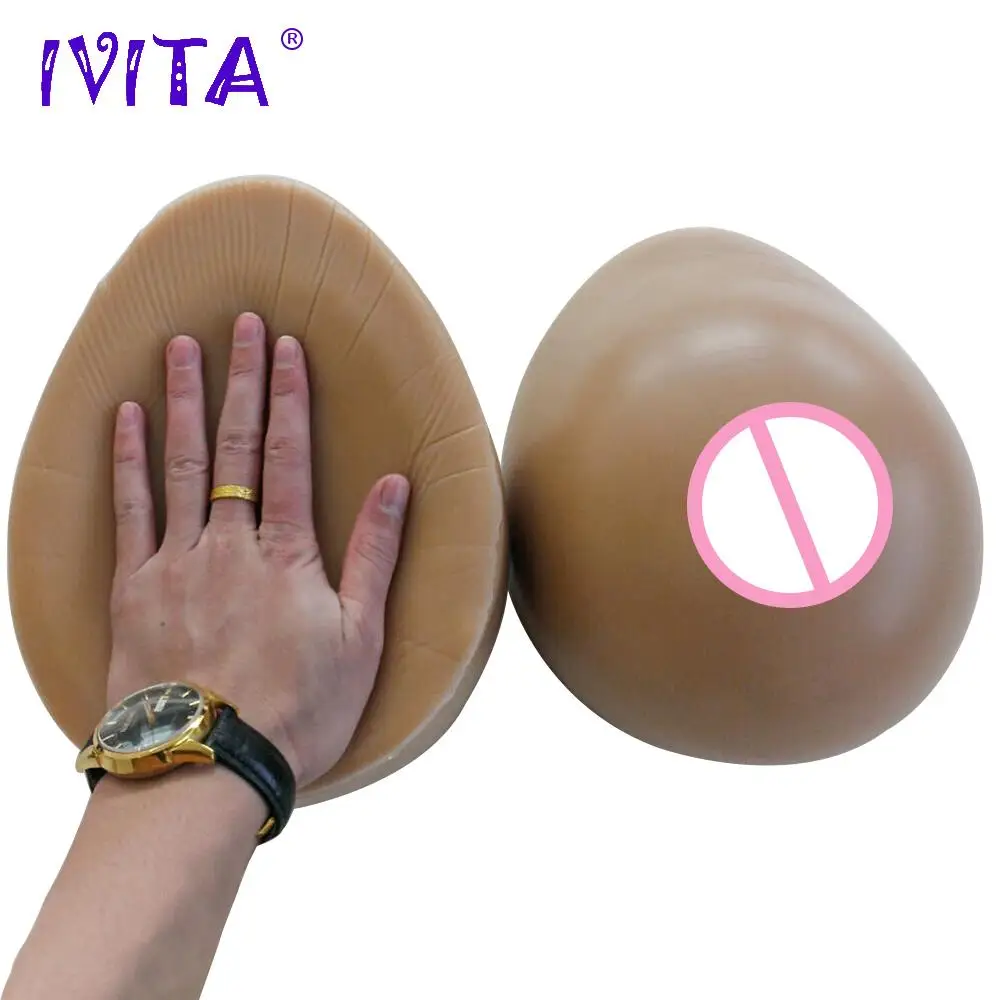 IVITA 6000 г огромная накладная Силиконовая грудь формы для загара ложная