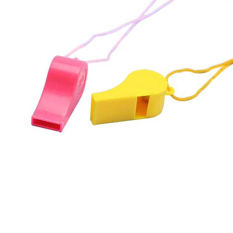 

50pcs/lot Whistle Plastic Soccer Football Basketball Hockey Baseball Sports Referee Survival Outdoor Survival Color Random