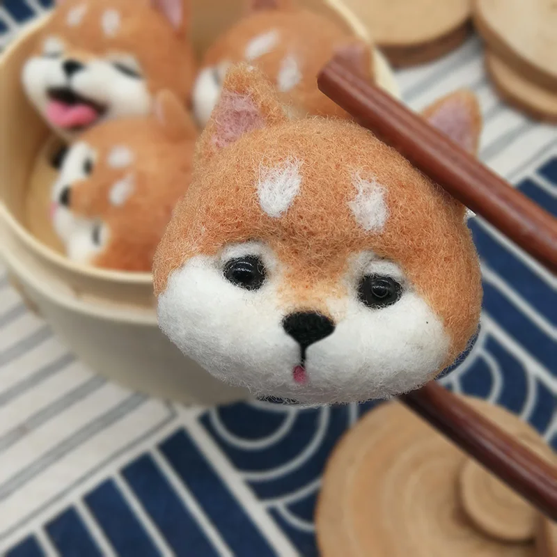 Шерстяные фетровые куклы креативные подарки для творчества валяния из шерсти