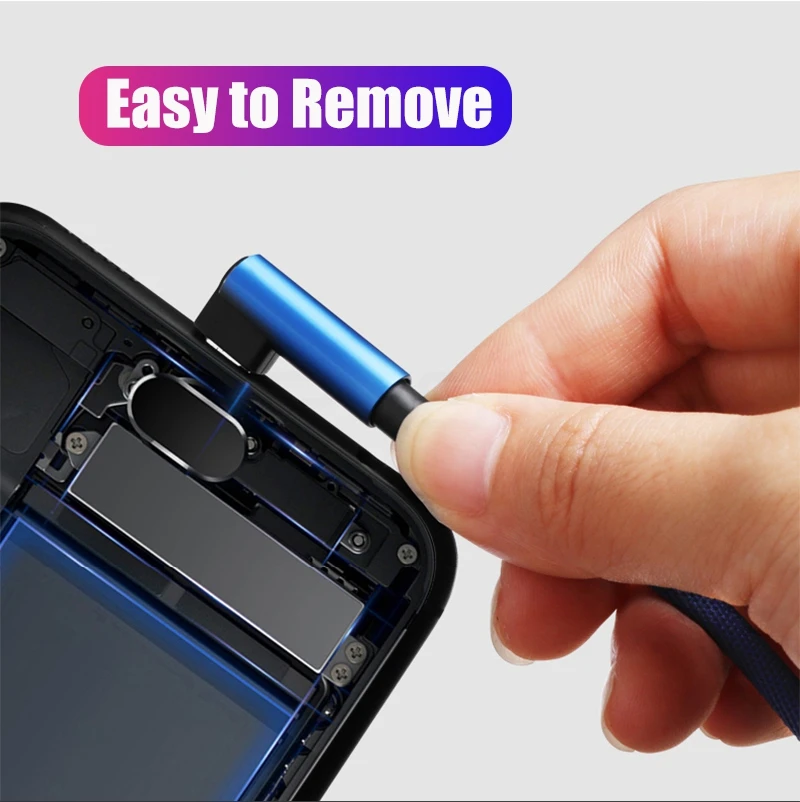 Frvsimem USB C Type кабель для передачи данных Портативный 90 градусов двойной Type-C прочный
