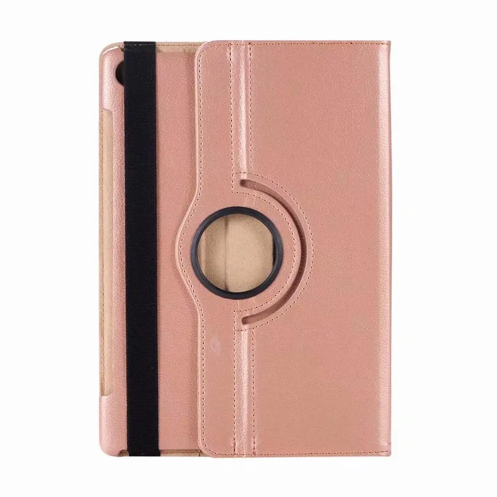 360 Rotating Case for Samsung Galaxy Tab A 10.1 SM-T510 SM-T515 T510 T515 Stand Cover PU Leather Case - Цвет: Серый