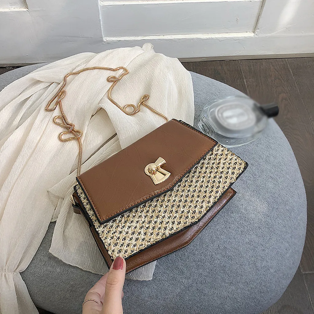 Летняя женская плетеная Соломенная пляжная сумка сумки мессенджеры ведра на