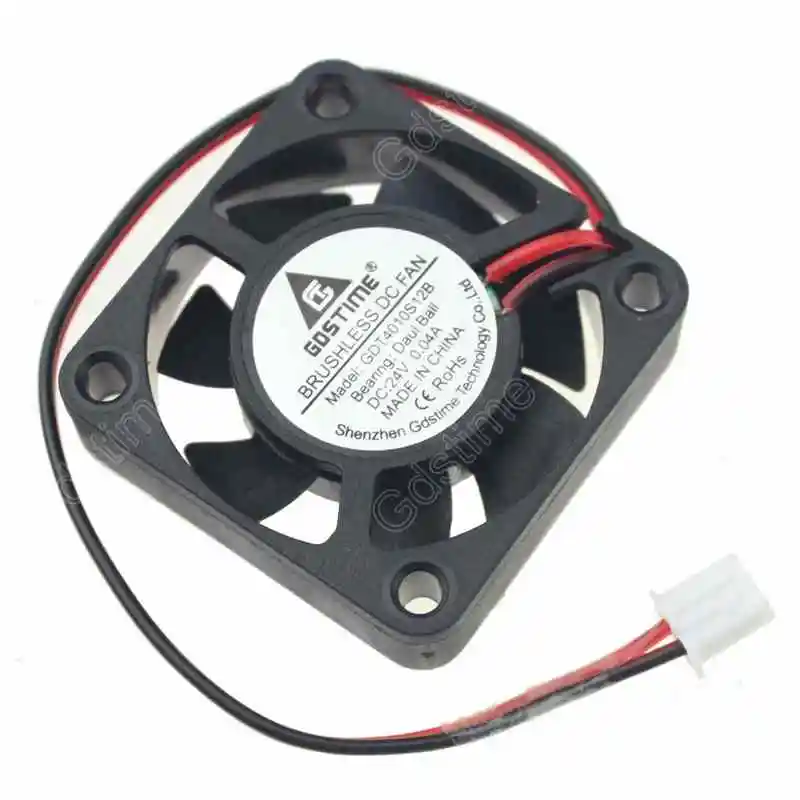 Gdstime 2 шт DC 24V 2Pin шариковый подшипник 40 мм x 10 3D принтер кулер 4 см - купить по