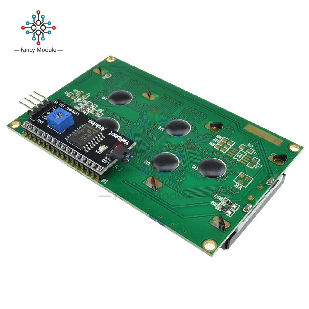 Синий дисплей IIC I2C TWI последовательный интерфейс SPI 2004 20X4 символ ЖК-модуль |