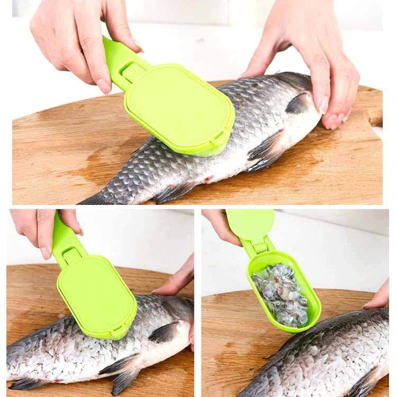 Практичное средство для удаления рыбной чешуи пластиковый очиститель фруктов и